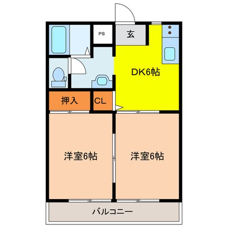 キャッチハイツの物件間取画像